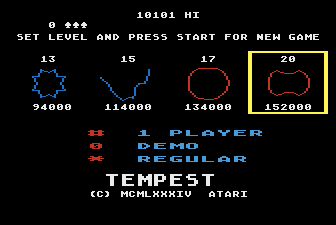 Tempest (Prototype) Title Screen
